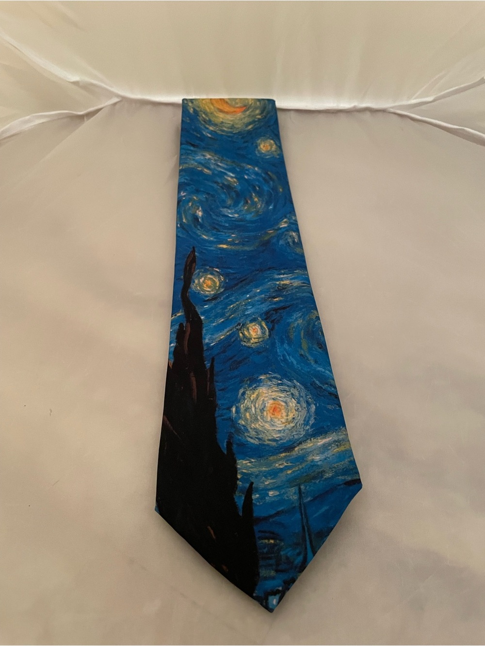 Ralph Marlin Vincent Van Gogh Starry Night Art Tie, 1994